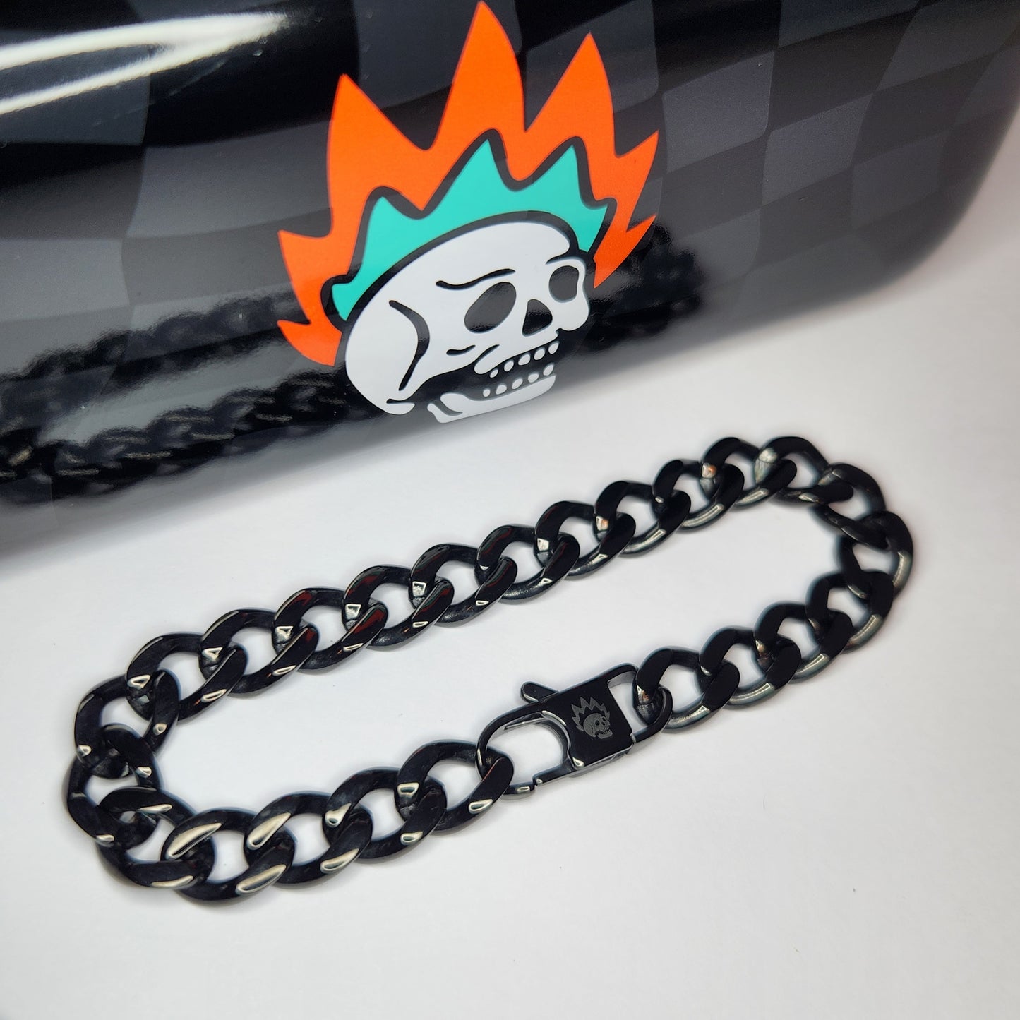 Cuban Link / 9mm Stainless Steel (Black)