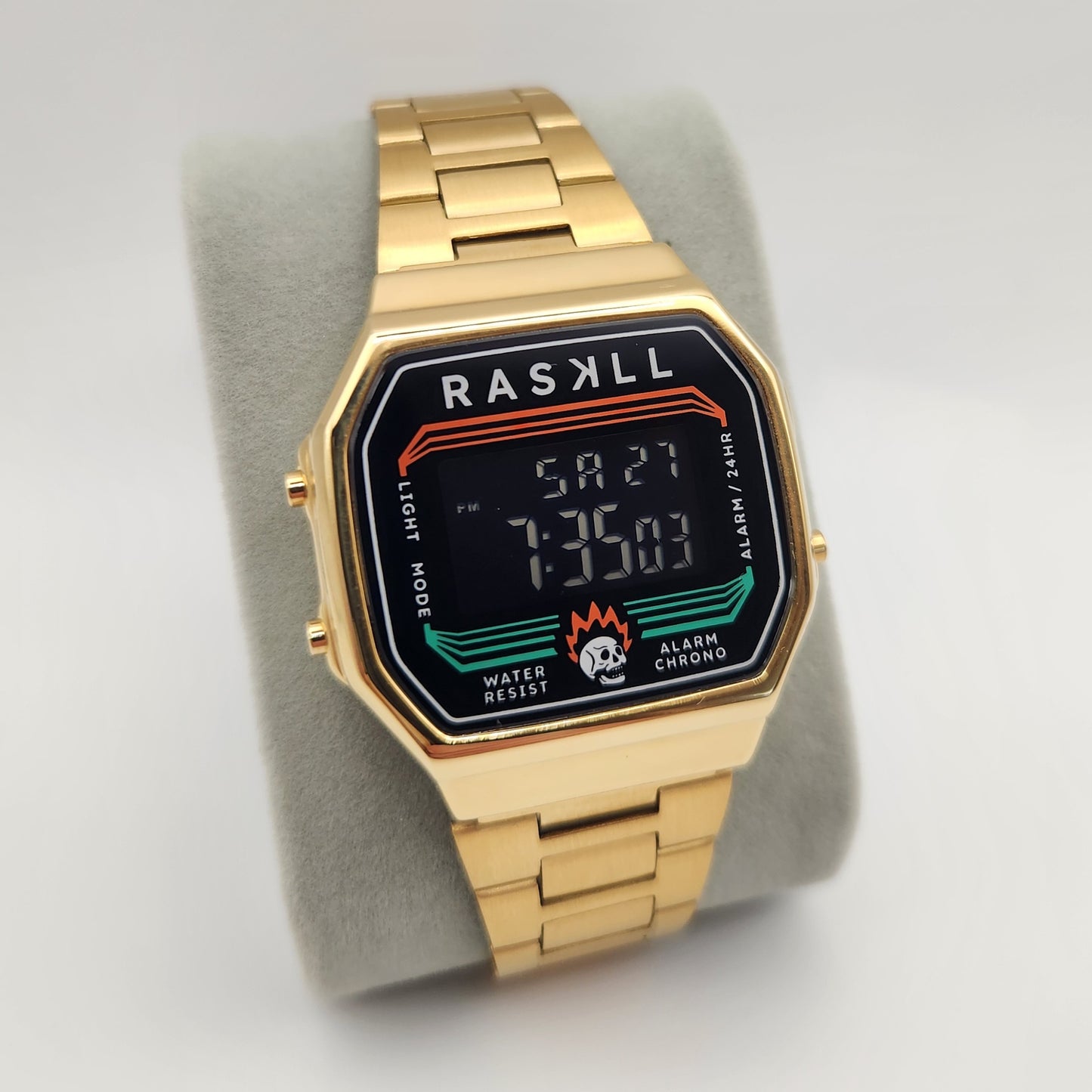 .Raskll. 769 / 35mm Stainless Steel Watch (Gold)