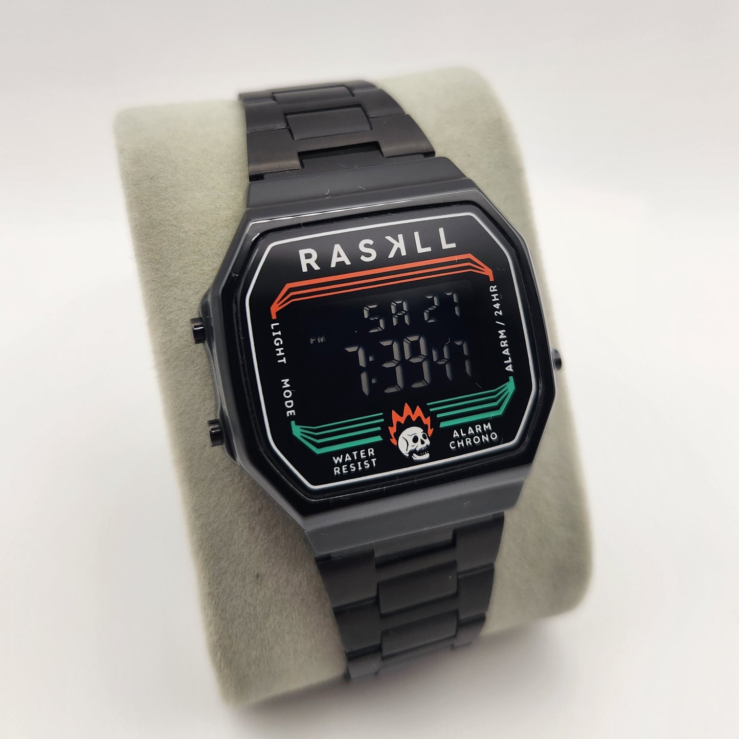 .Raskll. 769 / 35mm Stainless Steel Watch (Black)