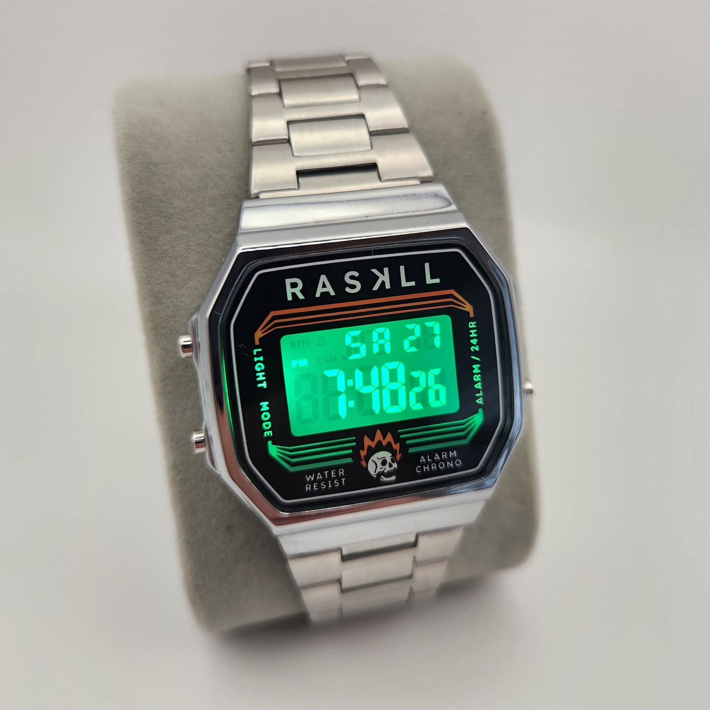 .Raskll. 769 / 35mm Stainless Steel Watch (Silver)