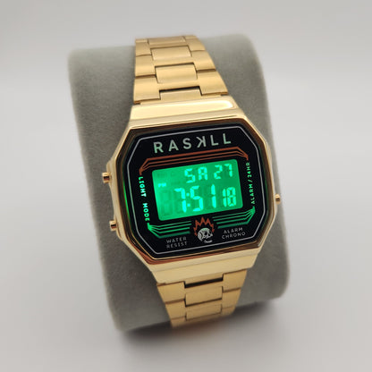 .Raskll. 769 / 35mm Stainless Steel Watch (Gold)