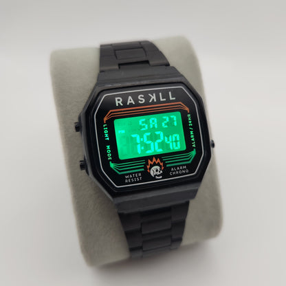 .Raskll. 769 / 35mm Stainless Steel Watch (Black)