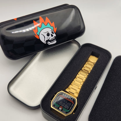 .Raskll. 769 / 35mm Stainless Steel Watch (Gold)