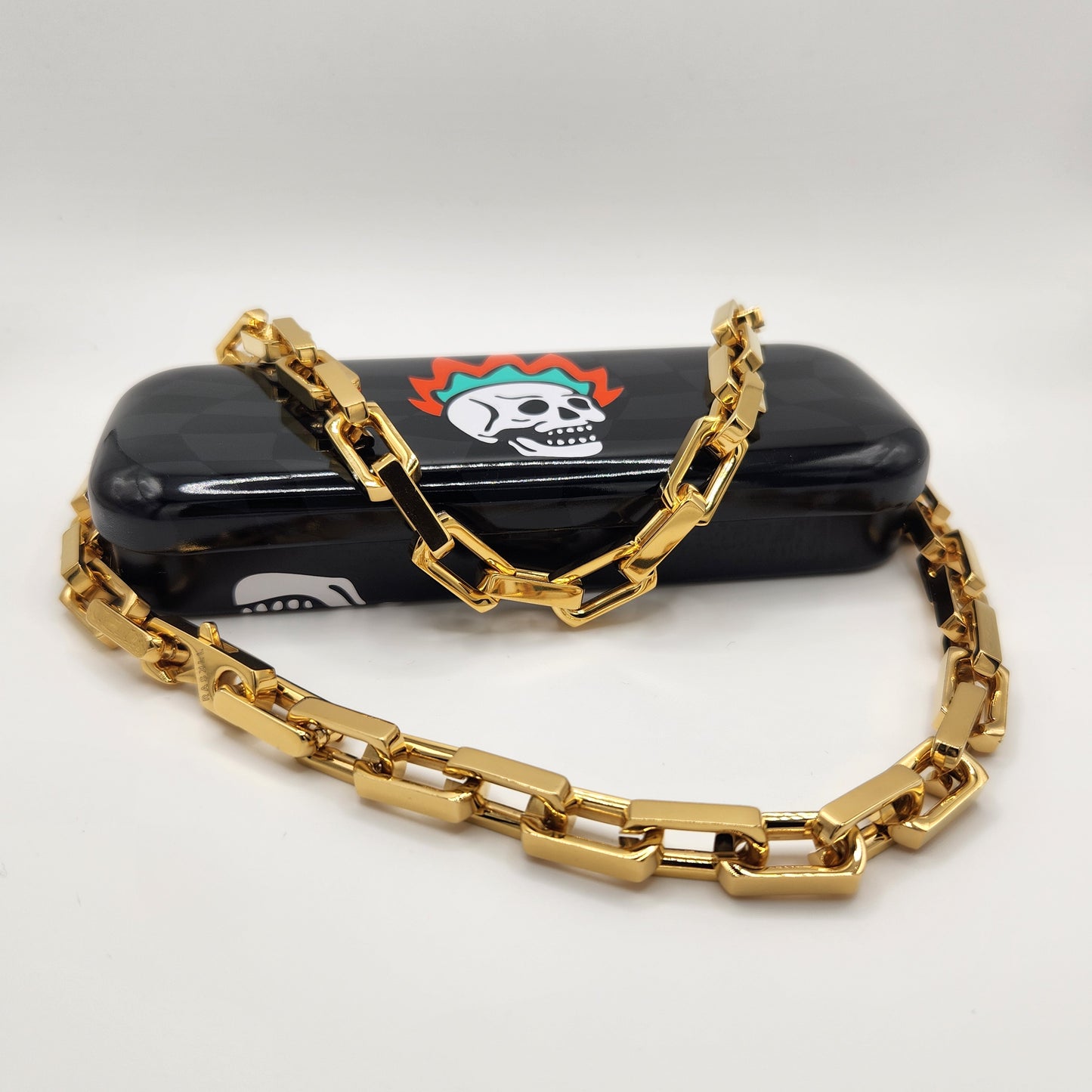 .Hellion Chain / 10mm Stainless Steel (18KGold) 24"