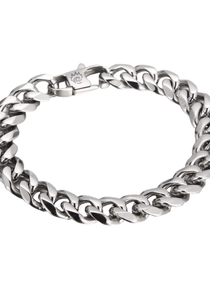 Cuban Link / 9mm Stainless Steel (Silver)