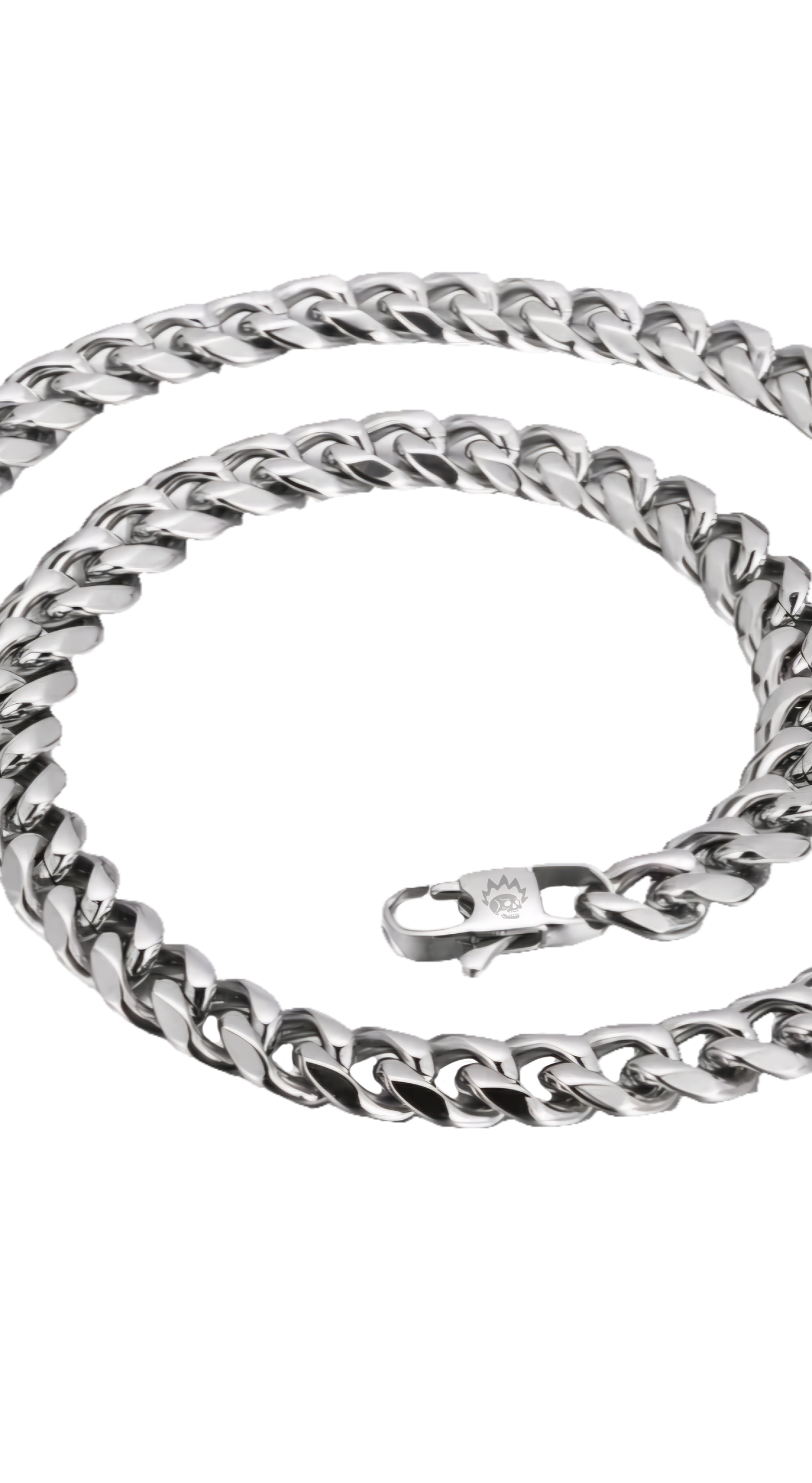 Cuban Link / 9mm Stainless Steel (Silver)