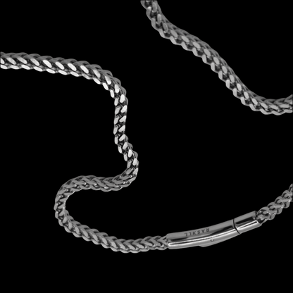 Box Chain / 3mm Stainless Steel (Silver) 25"