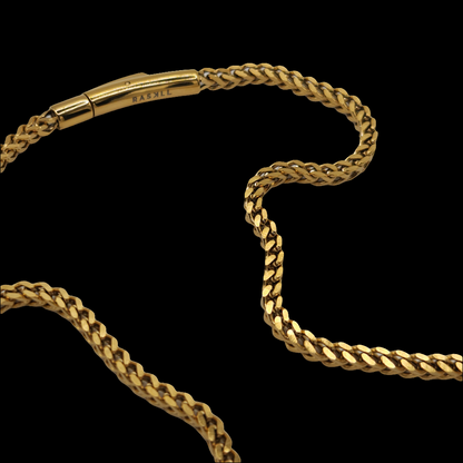 Box Chain / 3mm Stainless Steel (Gold) 25"
